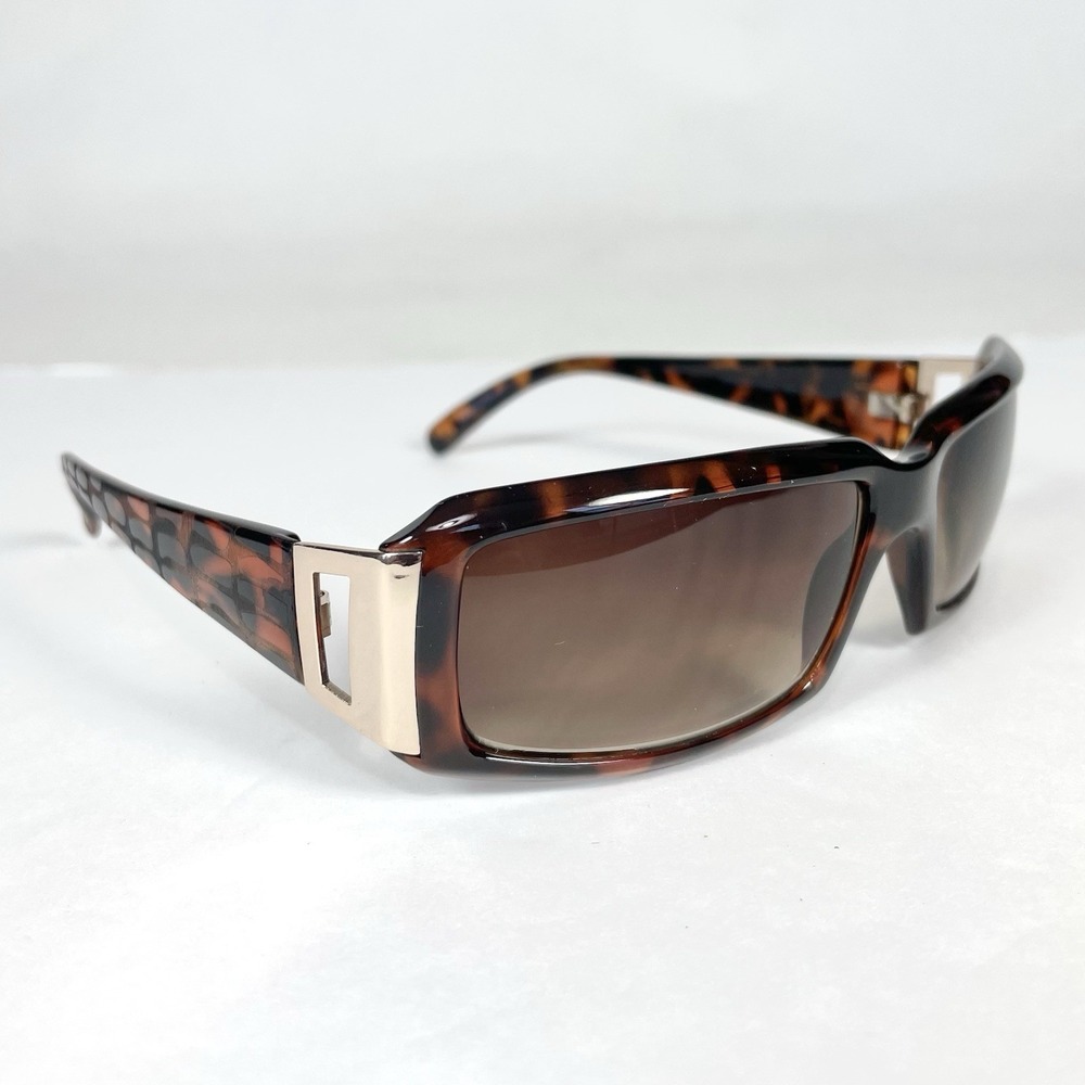 Kenneth Cole Reaction KC1059 Brown Tortoise Gold Tone Sunglasses 57-15-125